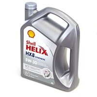 Масло моторное "SHELL Helix HX8 5W-30 API: SN/SL/CF; ACEA: A3/B3/B4", 4л