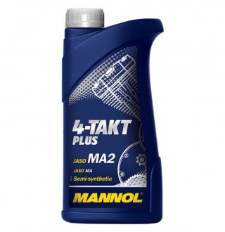 Масло моторное "MANNOL 4-Takt Plus 10W-40", 1л