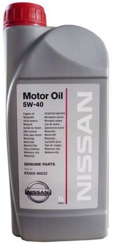 Масло моторное "NISSAN Motor Oil 5W-40 ACEA A3/B4; API SN/CF", 1л