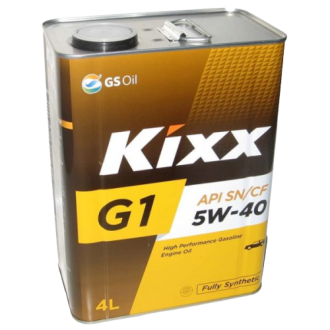 Масло моторное "KIXX G1 5W-40 API SN/CF", 4л