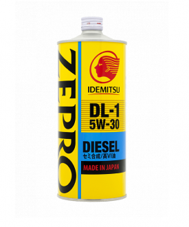 Масло моторное "IDEMITSU Zepro Diesel DL-1 5W-30 ACEA C2, API CF, JASO DL-1", 1л