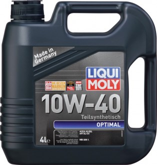 Масло моторное LIQUI MOLY Optimal 10W-40 SL/CF 4 л.