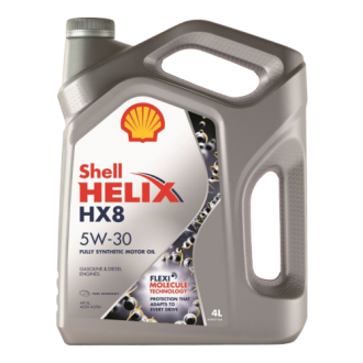 Масло моторное "SHELL Helix HX8 5W-30 API: SL/; ACEA: A3/B3/B4", 4л
